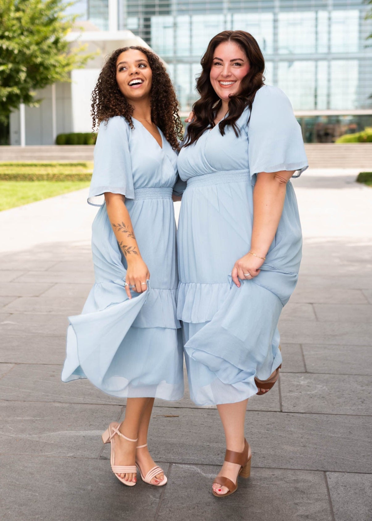 Rea Light Blue Dress