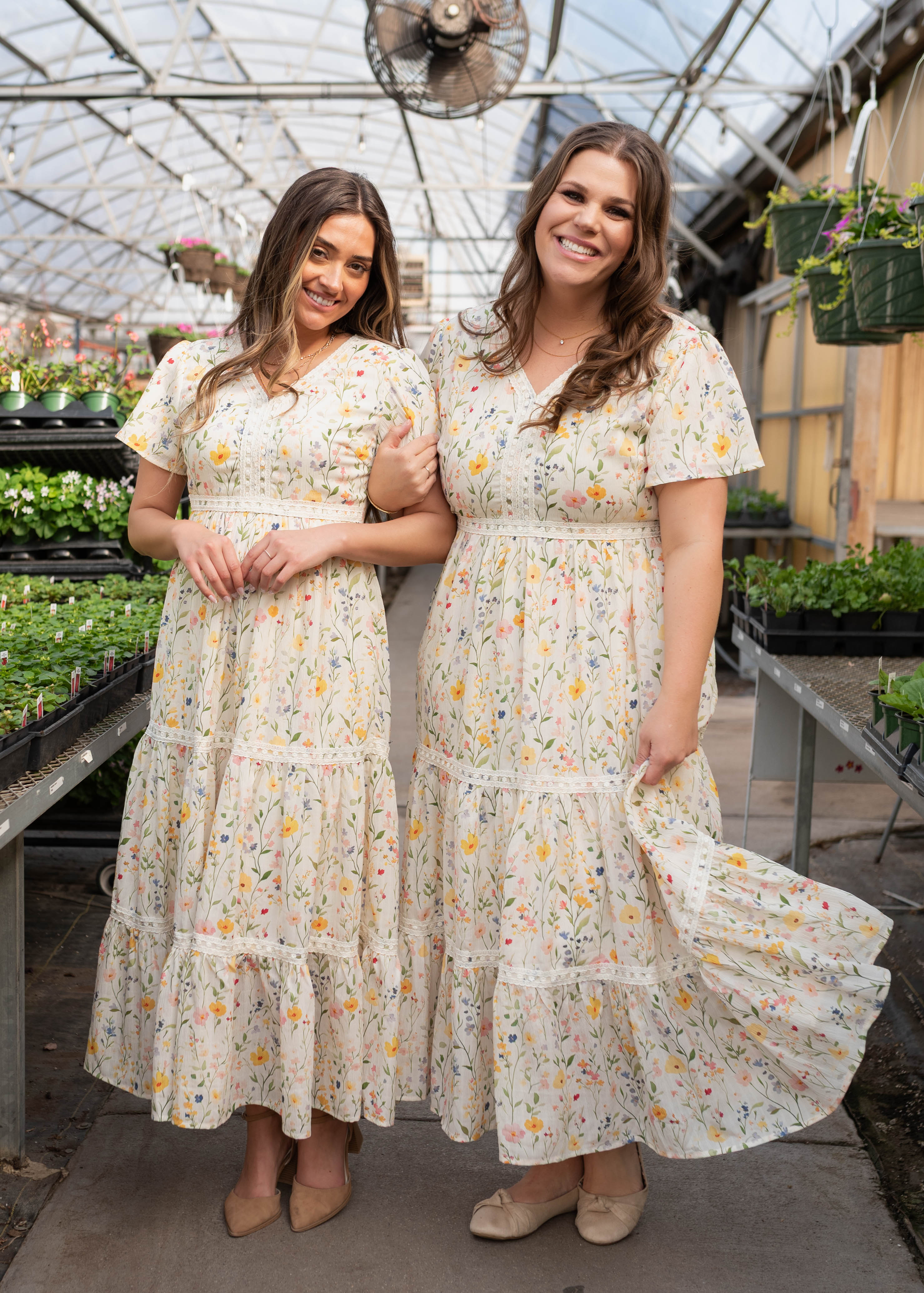 Sasha Ivory Multi Floral Dress