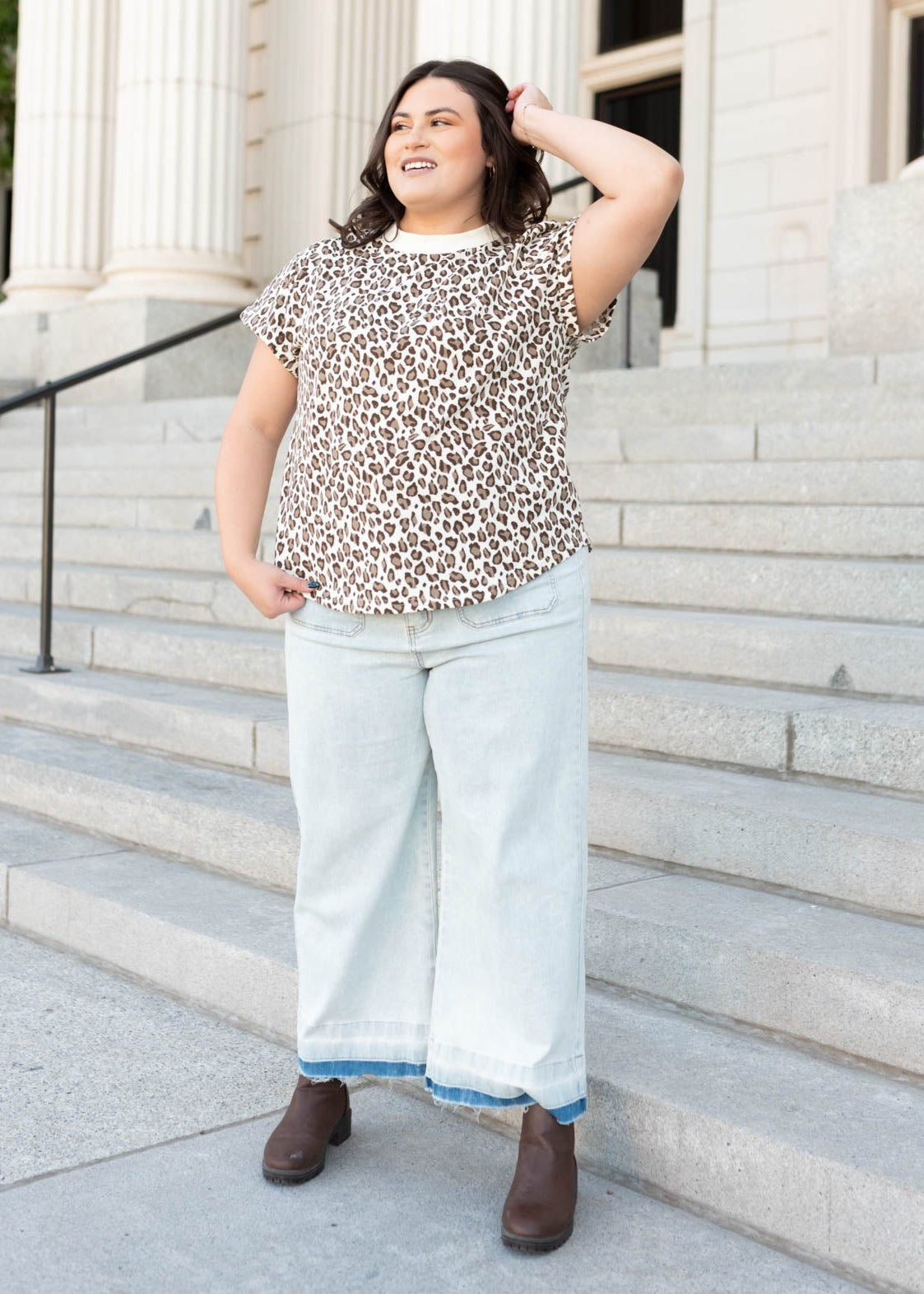 Selena Leopard Print Top