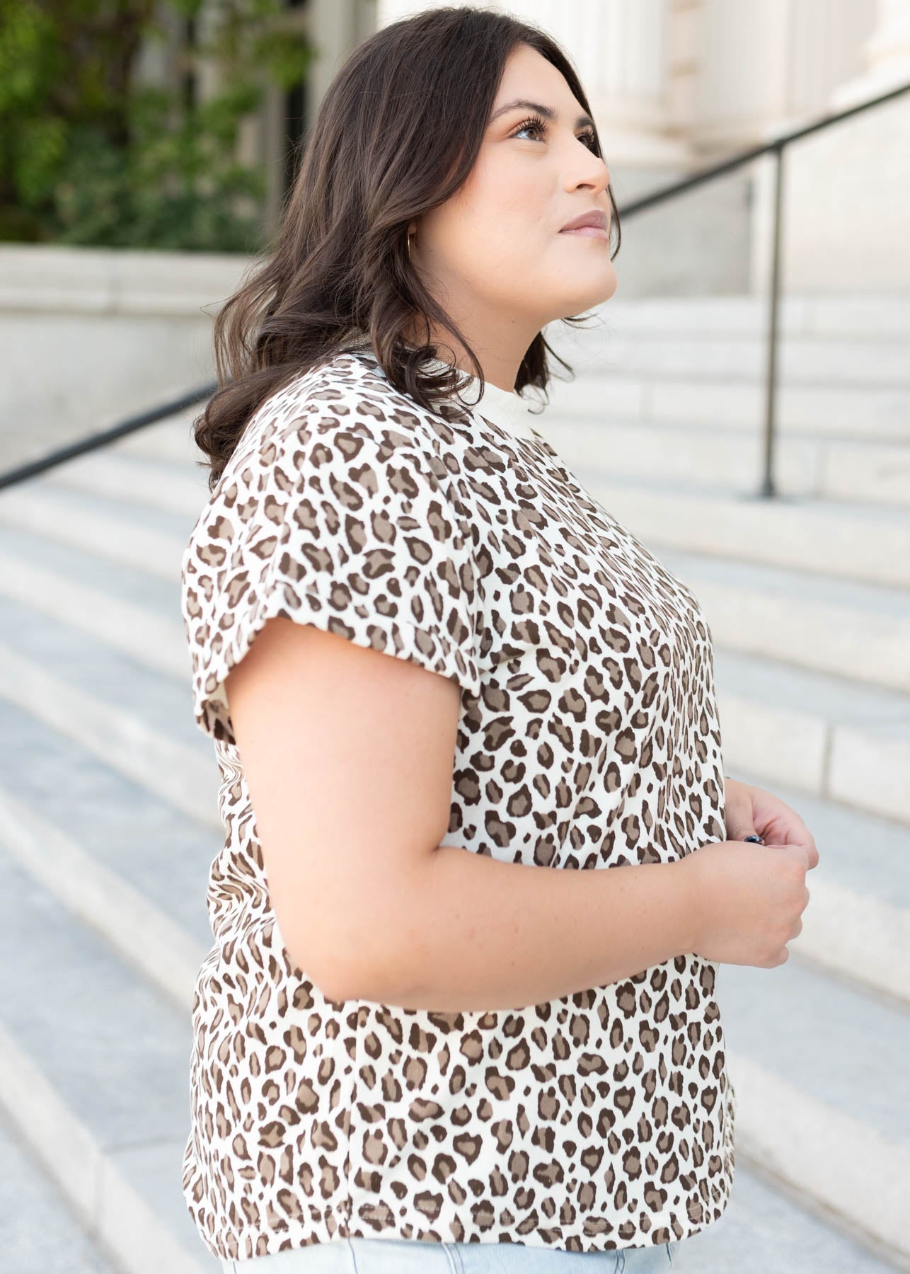 Selena Leopard Print Top