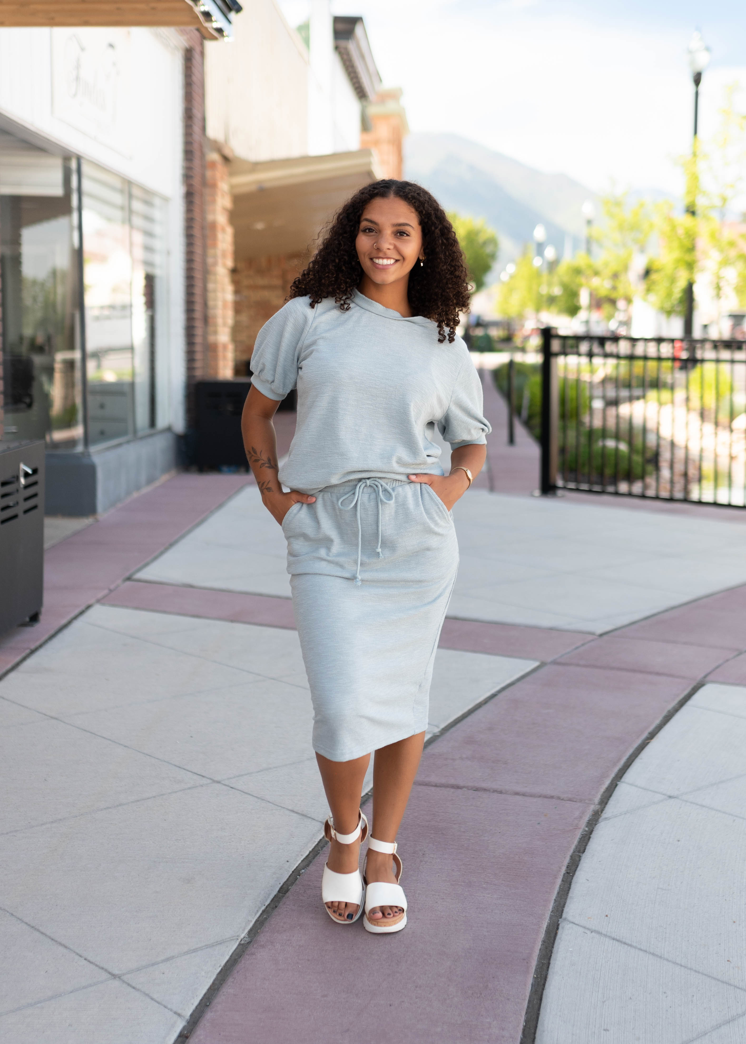 Shae Seafoam Boxy Tee