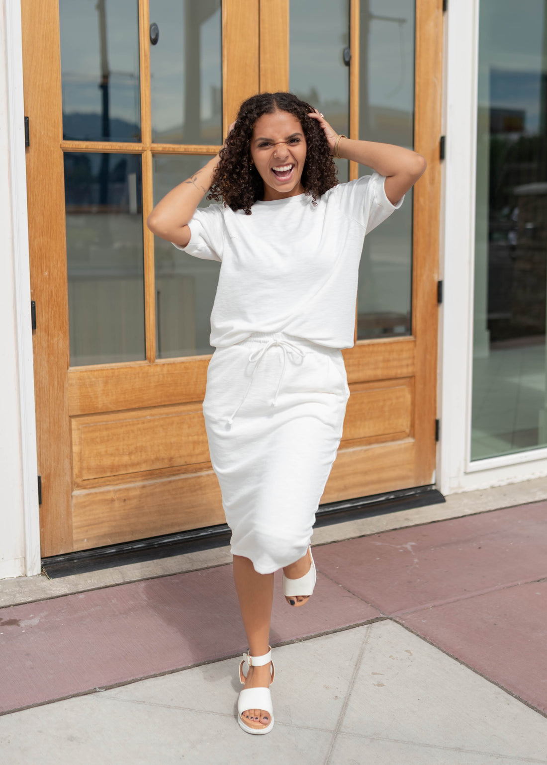 Shae Ivory Boxy Tee