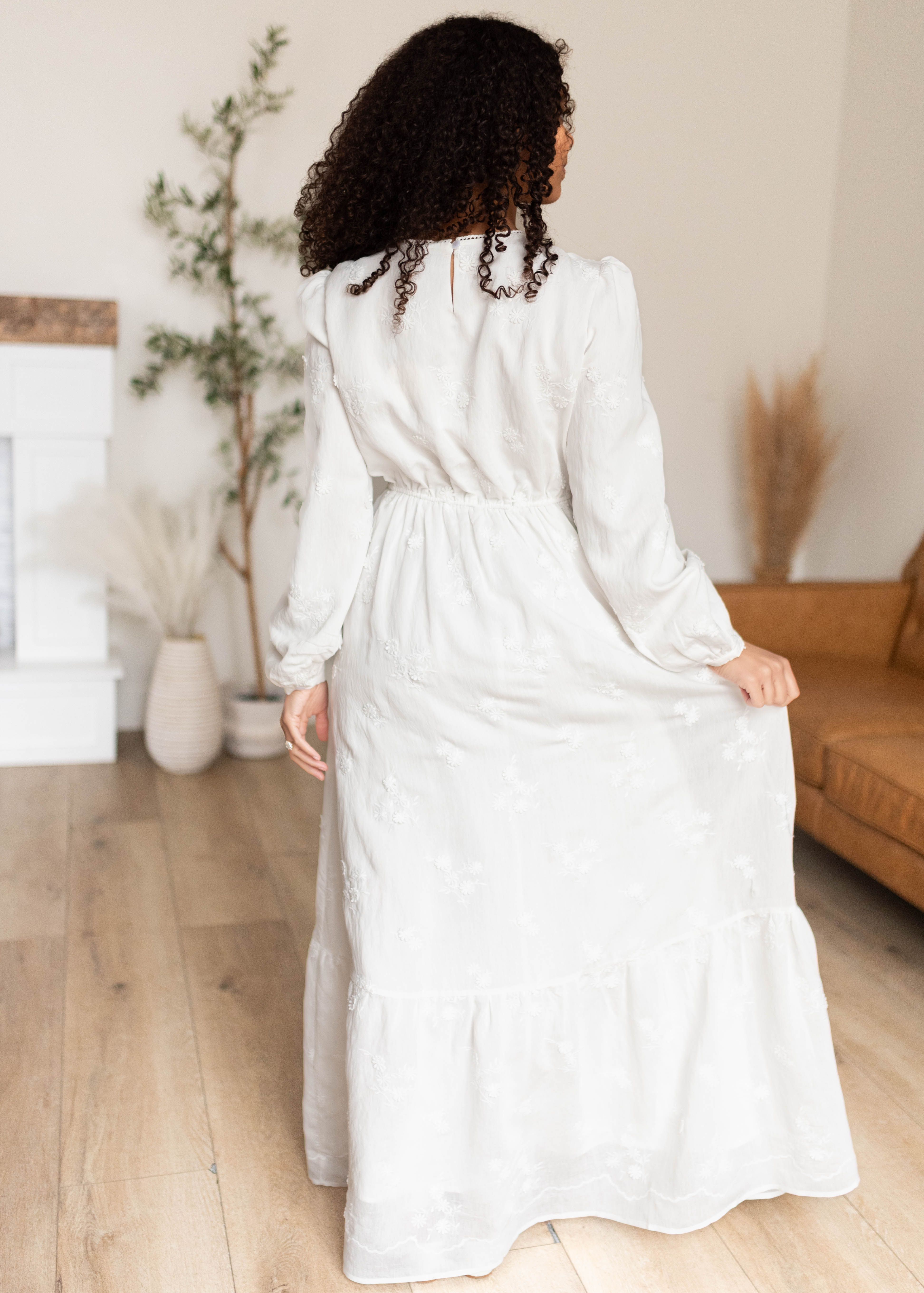 Shelby White Floral Dress